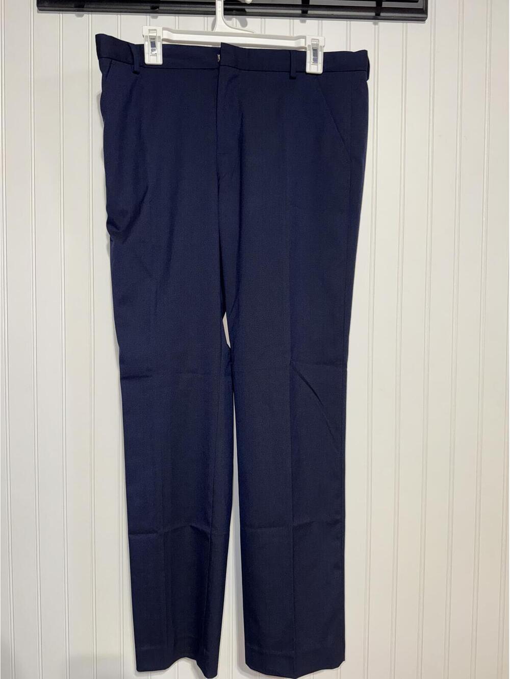 Stafford Big Boys Navy Blue Regular Fit Dress Pants, Brand New Size 20 Husky